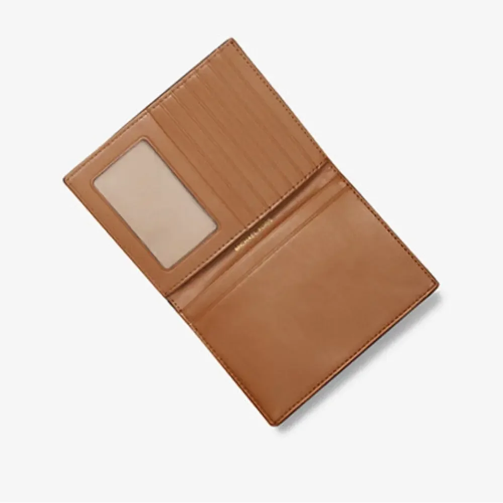 Michael Kors Bedford Travel Medium Logo Stripe Passport Wallet - Picture 2 of 4